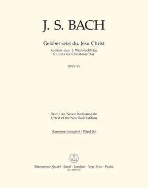 Bach, JS: Cantata No. 91: Gelobet seist du, Jesu Christ (BWV 91) (Urtext)