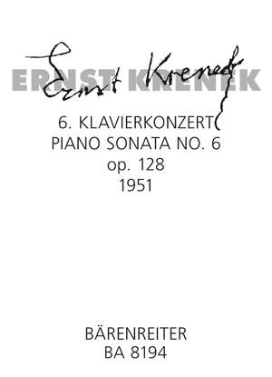 Krenek, E: Piano Sonata No.6, Op.128 (1951)