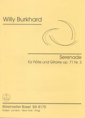 Burkhard, W: Serenade, Op.71/ 3 (1945)