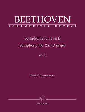 Beethoven, L van: Symphony No.2 in D, Op.36 (Urtext) (ed. Del Mar)