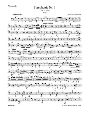 Beethoven: Symphony No.1 in C, Op.21 (Urtext) (ed. Del Mar)