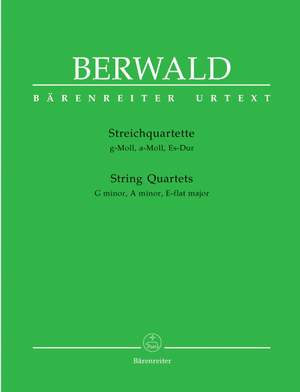 Berwald, F: String Quartets (G min, A min, E flat maj) (Urtext)