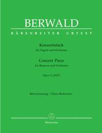 Berwald, F: Concert Piece for Bassoon, Op.2 (1827) (Urtext)