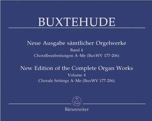 Buxtehude, D: Organ Works, Vol. 4 (complete) (new edition). (Chorale Settings A-Me)
