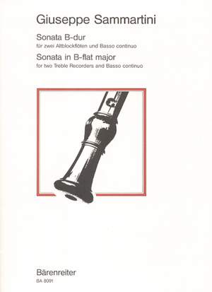 Sammartini, G: Trio Sonata in B-flat