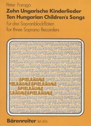 Farago, P: 10 Hungarian Children's Songs