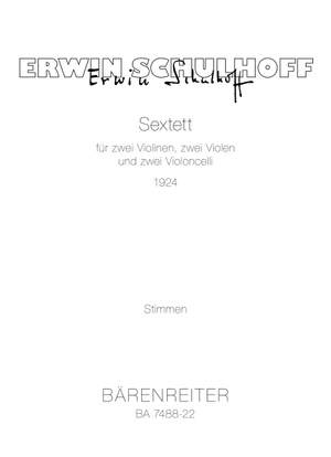 Schulhoff, E: Sextet (1920-24)