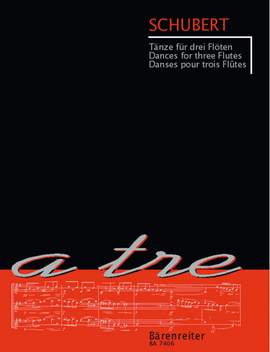 Schubert, F: Dances (3) arranged for 3 Flutes