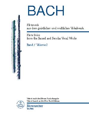 Bach, JS: Flute Solos from the Sacred and Secular Vocal Works Vol.2 (Urtext)