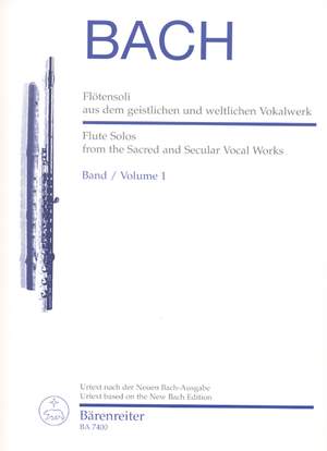 Bach, JS: Flute Solos from the Sacred and Secular Vocal Works Vol.1 (Urtext)
