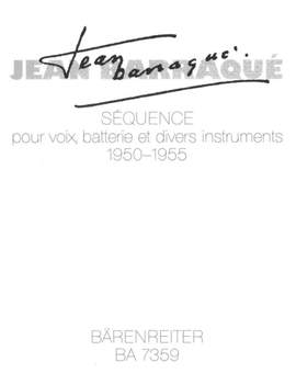 Barraque, J: Sequence (1950-1955)