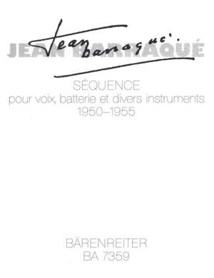 Barraque, J: Sequence (1950-1955)