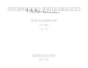 Schloemann, B: Zwei Invokationen, Op.10/ 1-2 (1969)