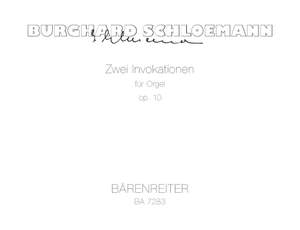 Schloemann, B: Zwei Invokationen, Op.10/ 1-2 (1969)