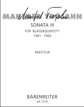 Trojahn, M: Sonata III for Brass Quintet