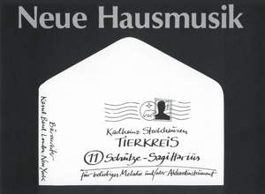 Stockhausen, K: TIERKREIS Schuetze - Sagittarius (11th piece from the cycle 12 Melodies of the Star Signs - Zodiac) (1975)