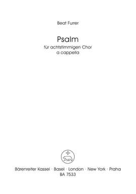 Furrer, B: Psalm (1997)
