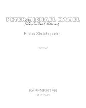 Hamel, P: String Quartet No.1
