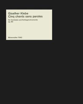 Klebe, G: Cinq chants sans paroles, Op.80