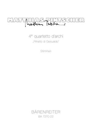 Pintscher, M: String Quartet No.4