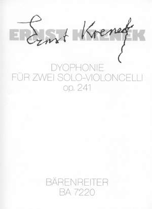 Krenek, E: Dyophonie, Op.241 (1988)