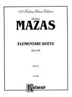 Jacques Mazas: Elementary Duets, Op. 86 Product Image