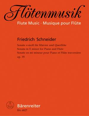 Schneider, F: Sonata Emin Op35 Flute & Piano