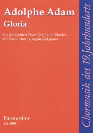 Adam, A: Gloria. (First edition)