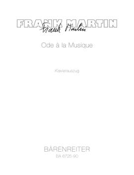 Martin, F: Ode a la musique (1961) (F-G)