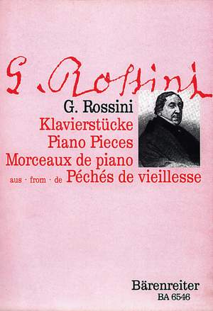 Rossini, G: 5 Piano Pieces from "Péchés de vieillesse"