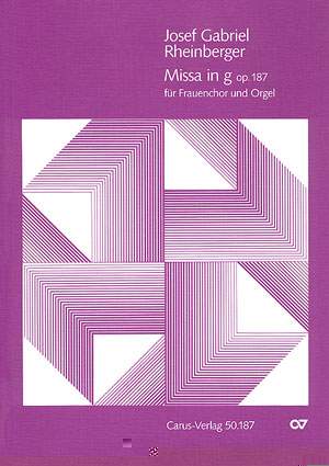 Rheinberger: Missa in g (Op.187; g-Moll)