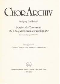 Briegel, W: Machet die Tore weit