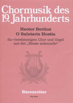 Berlioz, H: O salutaris hostia (from Messe solennelle) (Urtext)