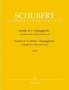 Schubert, F: Sonata for Arpeggione in A minor (D.821) arranged for Viola