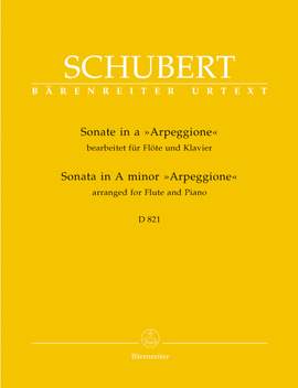 Schubert, F: Sonata for Arpeggione in A minor (D.821) arranged for Flute