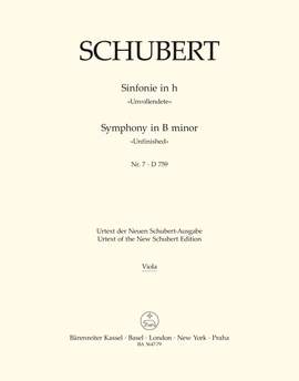 Schubert, F: Symphony No.7 in B minor (D.759) (Unfinished) (Urtext). (formerly Symphony No.8)
