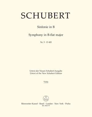 Schubert, F: Symphony No.5 in B-flat (D.485) (Urtext)