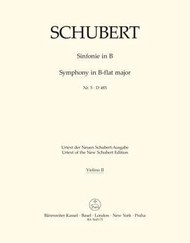 Schubert, F: Symphony No.5 in B-flat (D.485) (Urtext)