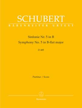 Schubert, F: Symphony No.5 in B-flat (D.485) (Urtext)