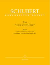 Schubert, F: Piano Trios in B-flat (D.28); E-flat (D.897), Op.post.148 (Urtext)