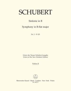 Schubert, F: Symphony No.2 in B-flat (D.125) (Urtext)