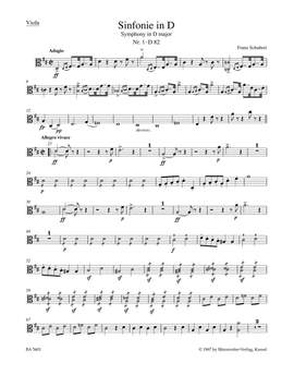 Schubert, F: Symphony No.1 in D (D. 82) (Urtext)