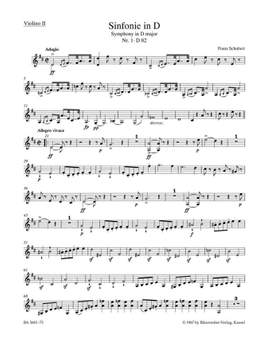 Schubert, F: Symphony No.1 in D (D. 82) (Urtext)