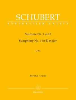 Schubert, F: Symphony No.1 in D (D. 82) (Urtext)