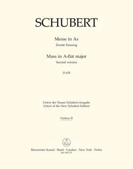 Schubert, F: Mass in A-flat (D.678) (2nd version) (Urtext)