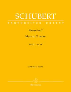 Schubert, F: Mass in C, Op.48 (D.452) (Urtext)