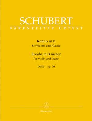 Schubert, F: Rondo in B minor, Op.70 (D.895) (Urtext)