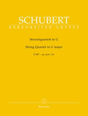 Schubert, F: String Quartet in G (D.887) (Urtext)