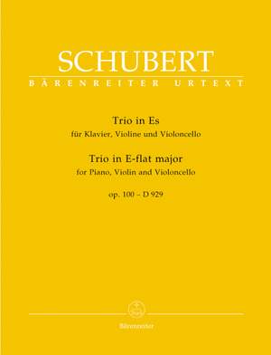 Schubert, F: Piano Trio in E-flat, Op.100 (D.929) (Urtext)