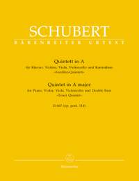 Schubert, F: Piano Quintet in A (Trout), Op.posth.114 (D.667) (Urtext)